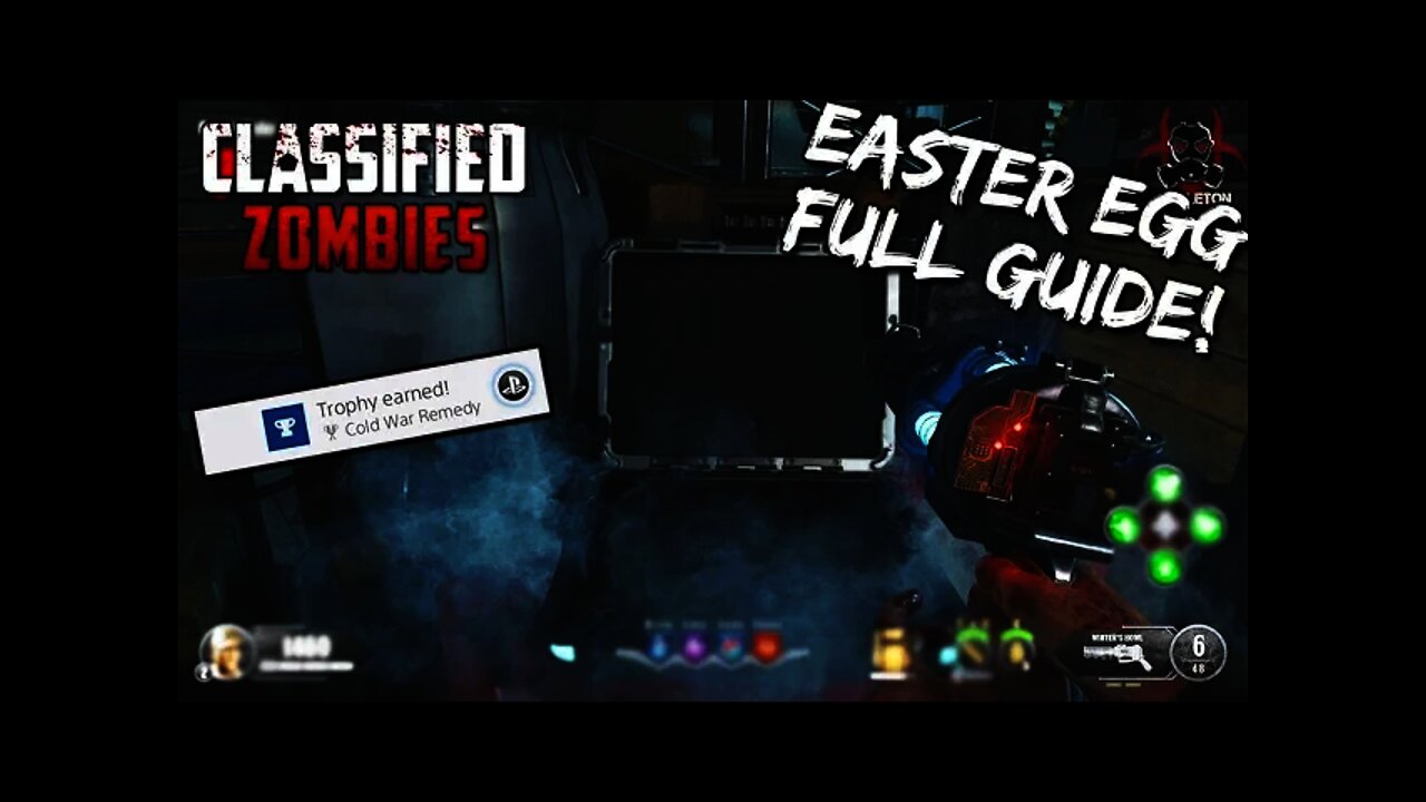 CLASSIFIED FULL EASTER EGG GUIDE (Black Ops 4 Zombies "Cold War Remedy" Tutorial)