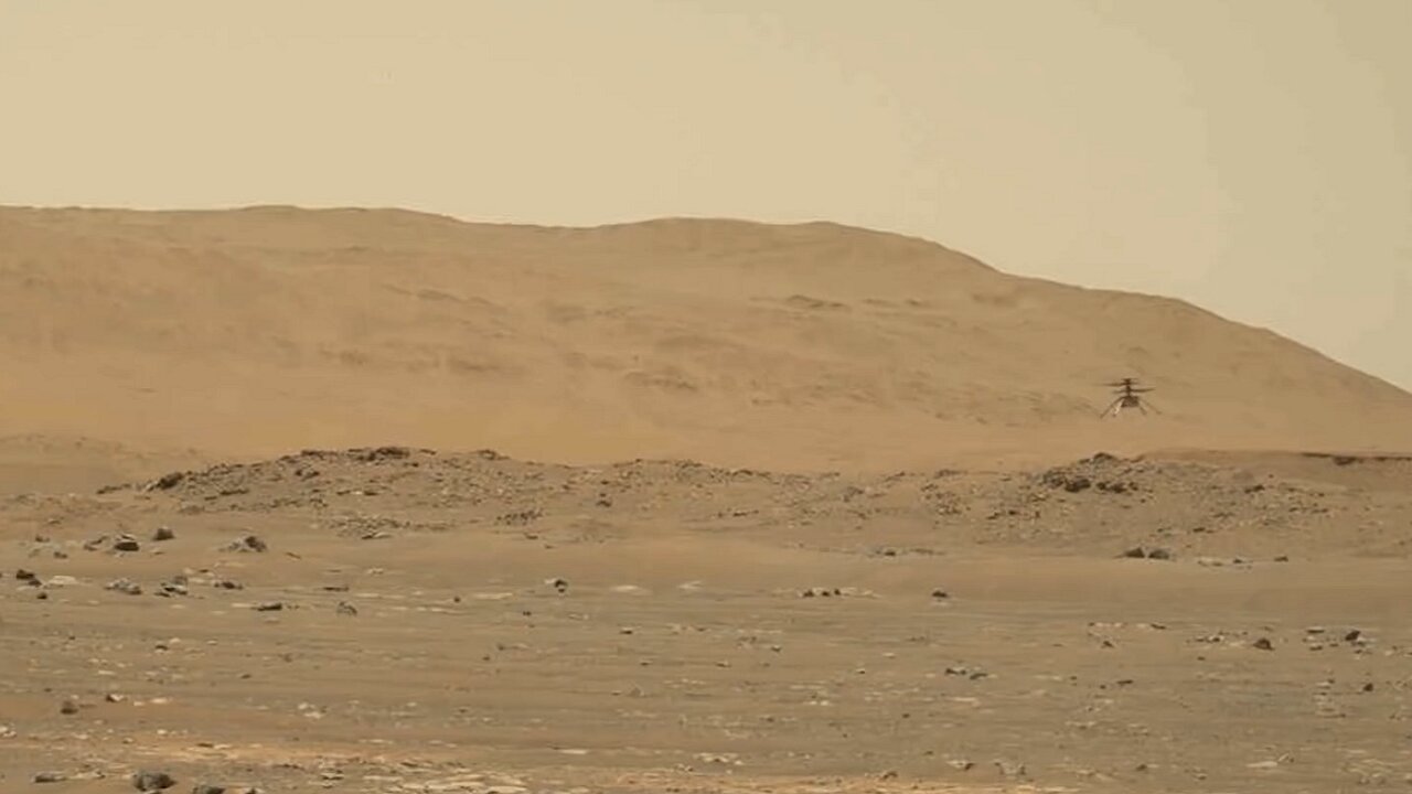 NASA Captures Sound and Video of Ingenuity Helicopter Flight on Mars