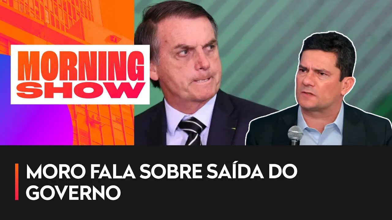 Moro sobre Bolsonaro: "Eu não traí ninguém, o que eu fiz foi..."