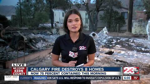 Calgary Fire 75 percent contained, evacuations lifted, Hwy 155 reopened