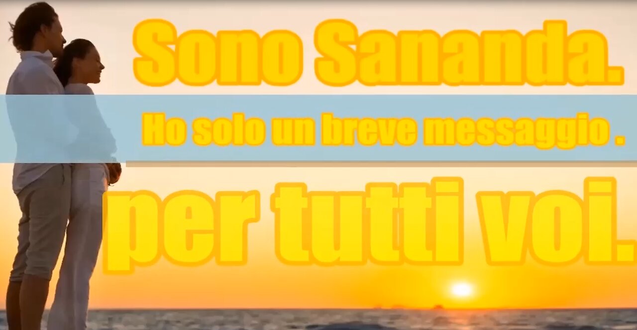 Sono Sananda. Ho solo un breve messaggio per tutti voi.