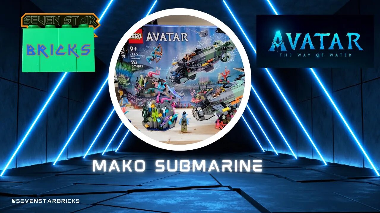Lego Avatar: The Way of Water Mako Submarine review - set 75577 - 553 pcs