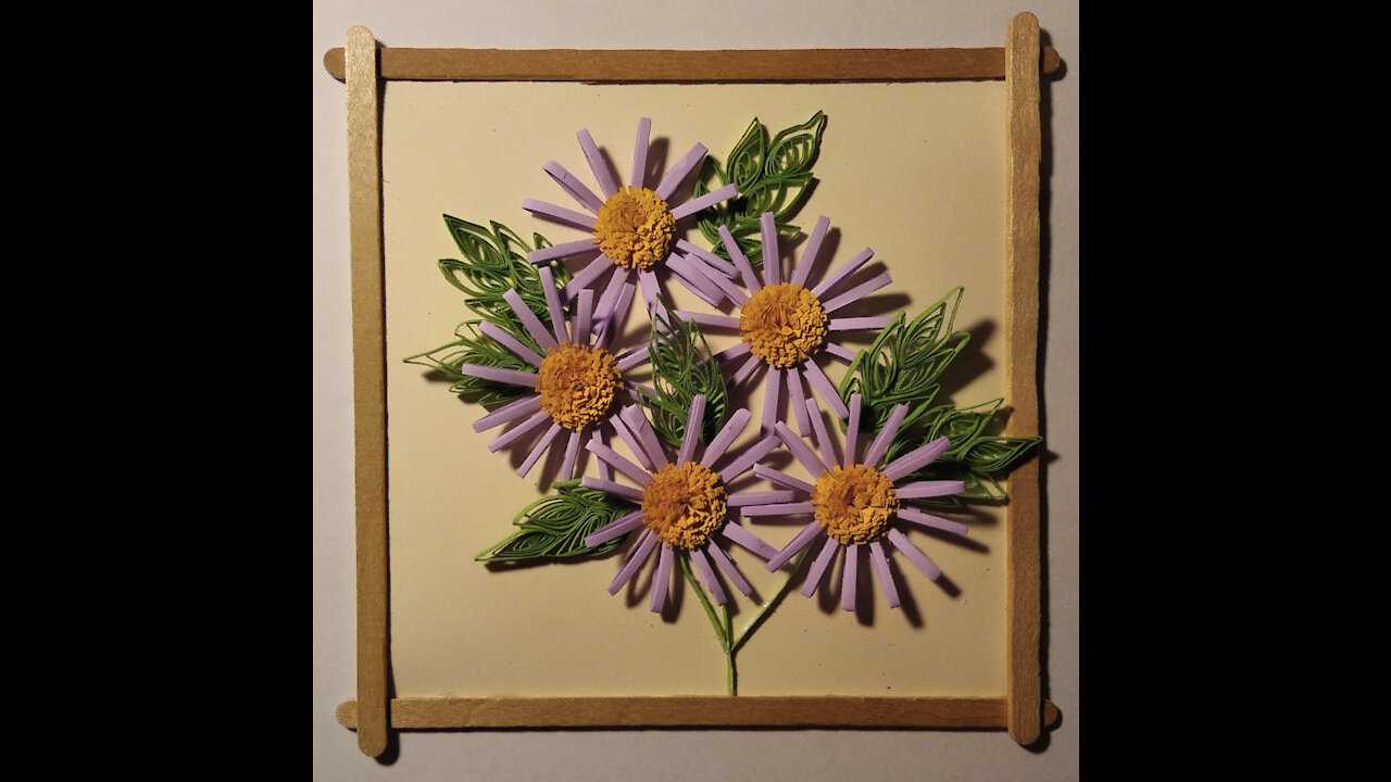 How to make asters with quilling