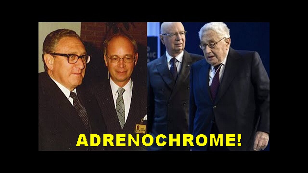 Human Blood ADRENOCHROME Drinker Henry Kissinger Enters Hell At Age 100!