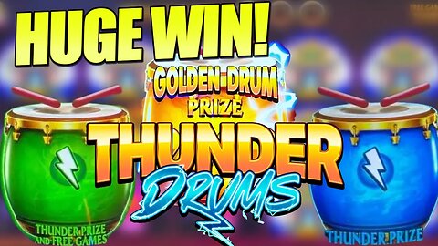 Oh Wow, These Drums Just Kept Going And I Won A Huge Jackpot!