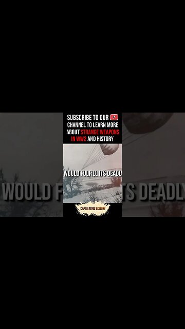 How Did the Japanese Use Balloon Bombs against America in WW2? #shorts