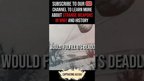 How Did the Japanese Use Balloon Bombs against America in WW2? #shorts