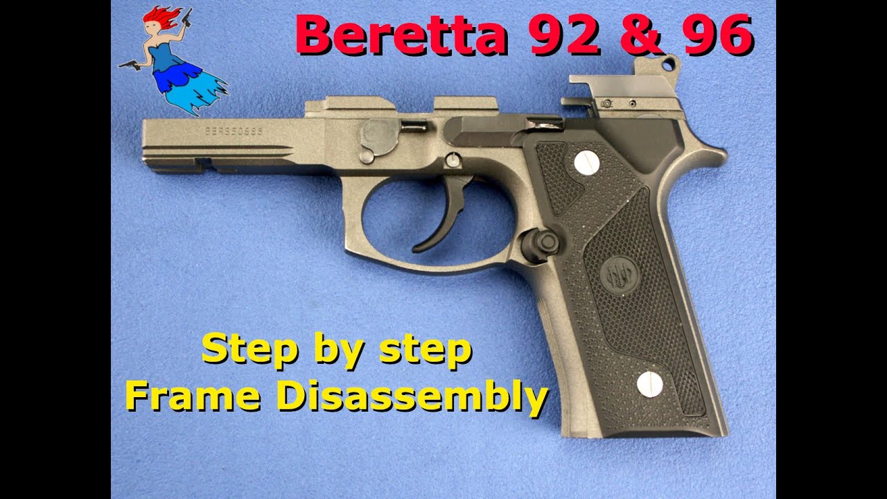 Beretta 92 96 M9 Frame Disassembly