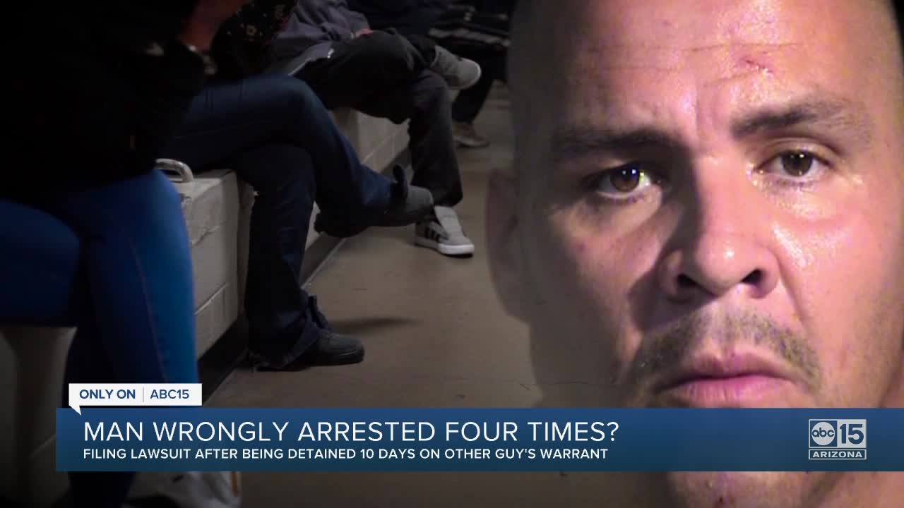 Valley man claims he was wrongly arrested four separate times