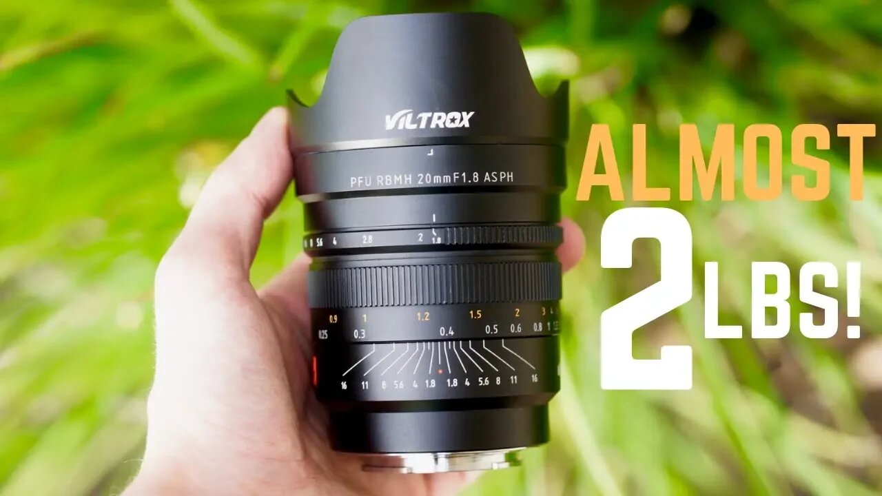 This Lens is HEAVY! The Viltrox 20mm F1.8