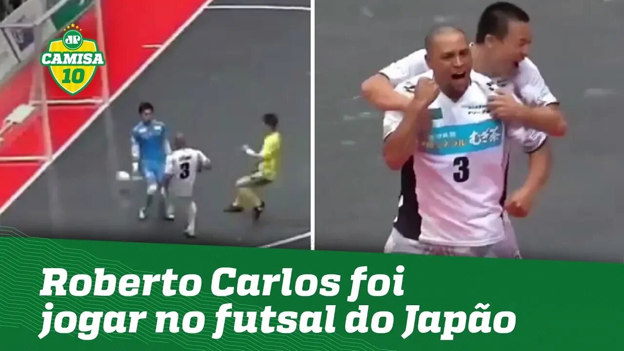 Roberto Carlos foi jogar no futsal do Japão e... OLHA o que FEZ!