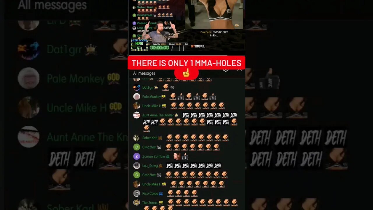 THERE IS ONLY 1 MMA-HOLES ☝️