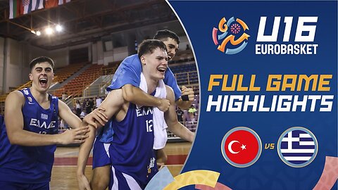 Quarter-Finals: Türkiye 🇹🇷 vs Greece 🇬🇷 | Highlights | FIBA U16 EuroBasket 2024