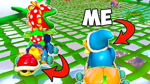 If I Get Hit by a RED SHELL in Mario Kart, the video ENDS (insane challenge 😮)