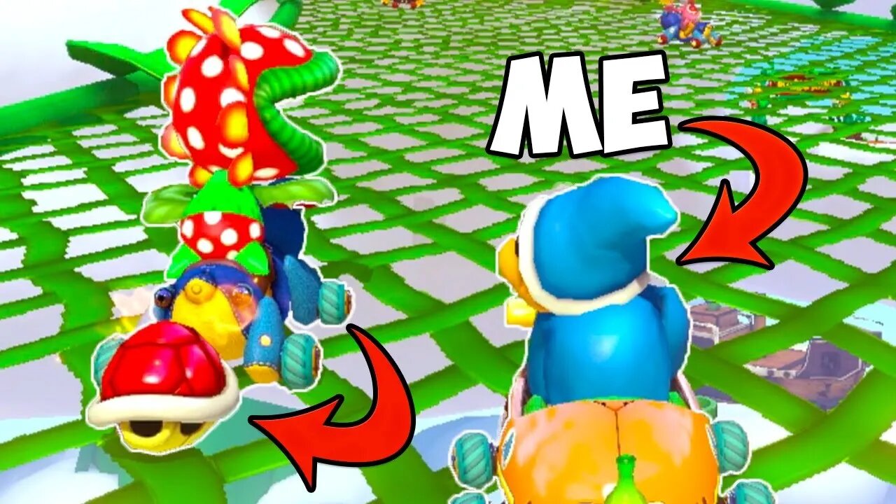 If I Get Hit by a RED SHELL in Mario Kart, the video ENDS (insane challenge 😮)