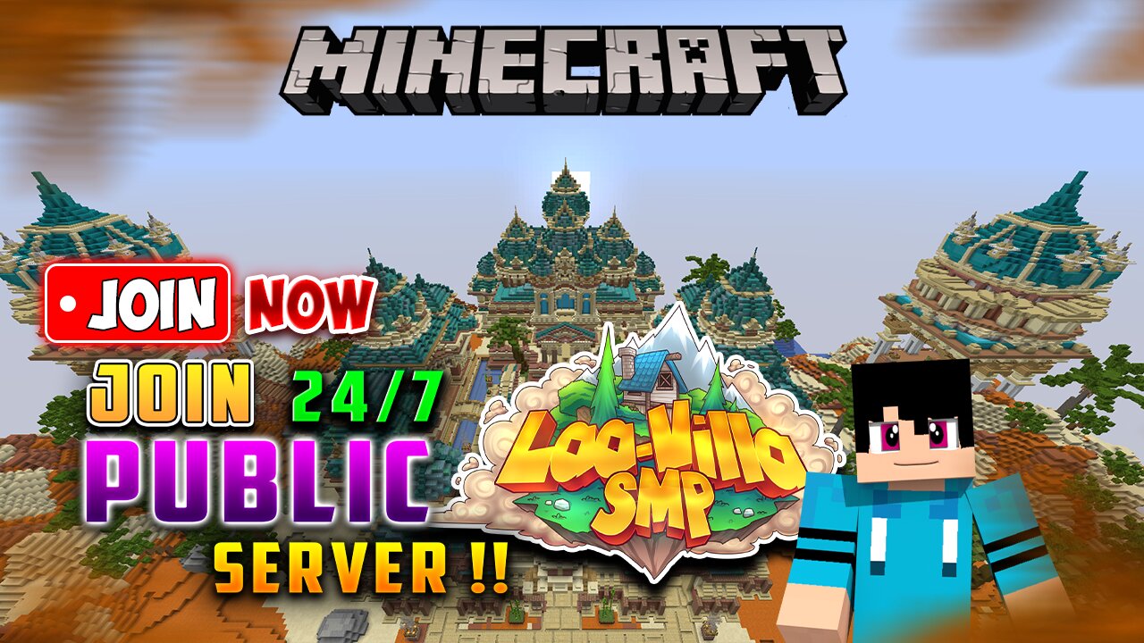 🔴MINECRAFT SURVIVAL SMP 24/7 JAVA/ PE SERVER MINECRAFT LIVE |💜20 #minecraft #minecraftlive