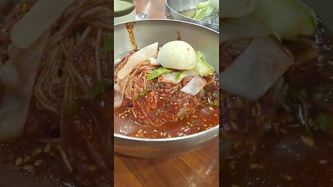 금정역 태산갈비에서 물냉2.비냉1.