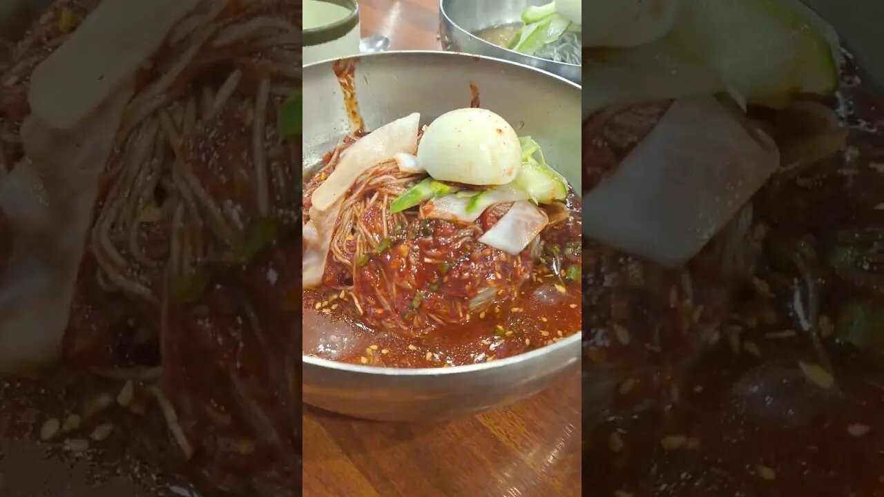 금정역 태산갈비에서 물냉2.비냉1.