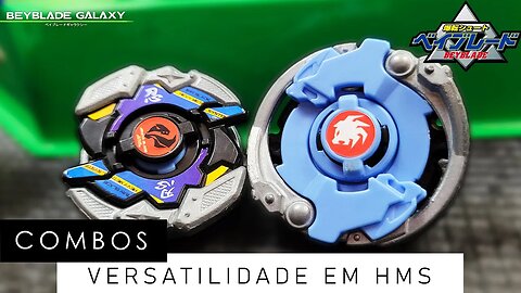 Combos HMS são muito versáteis - COMBO JIRAIYA MS vs COMBO DEATH GARGOYLE MS - Beyblade ベイブレード