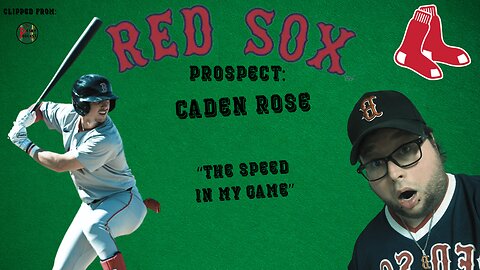 Boston Red Sox Prospect Caden Rose About The Speed In His Game