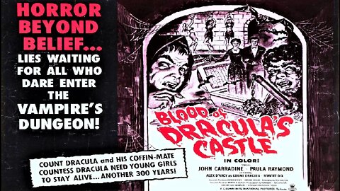 Al Adamson BLOOD OF DRACULA'S CASTLE 1969 Dracula & His Bride & Hunchback & Werewolf & a Dungeon of Women FULL MOVIE HD & W/S