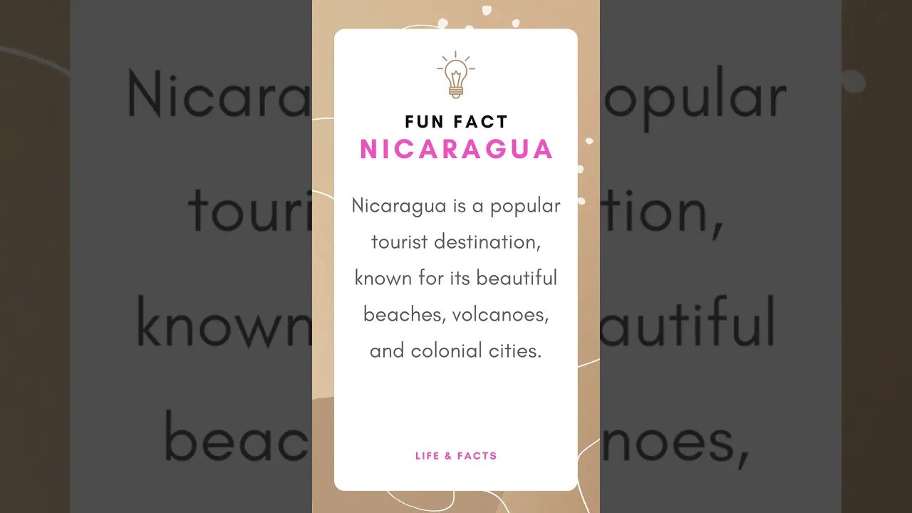 Fun Facts Nicaragua