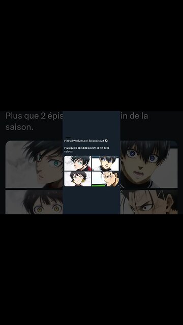 PREVIEW Blue Lock Épisode 23 ! ⚽Plus que 2 épisodes avant la fin de la saison.
