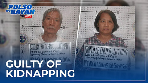 BREAKING NEWS | RTC Davao Del Norte, found Satur Ocampo and France L. Castro guilty of kidnapping