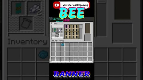 Bee Banner | Minecraft