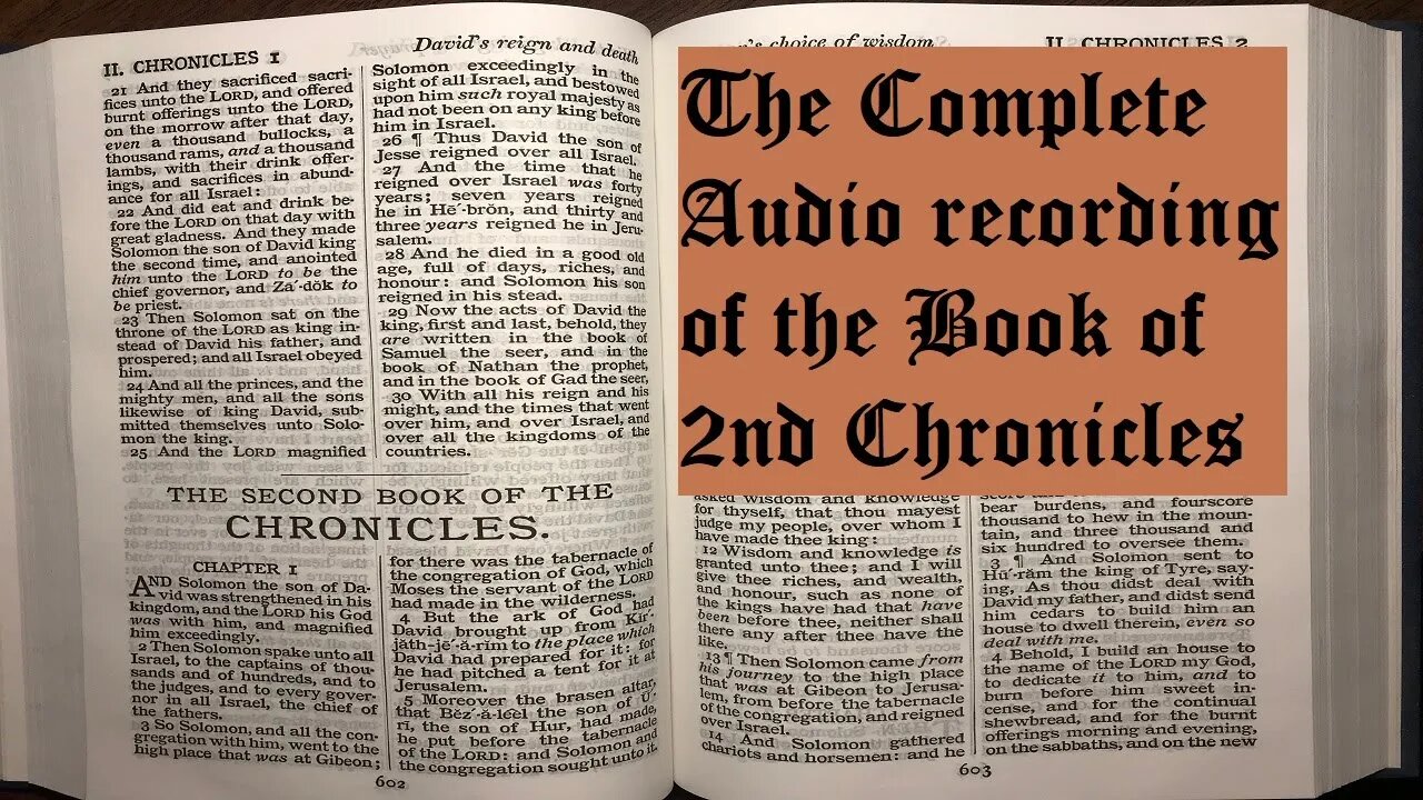 2nd Chronicles: Satan hates the word of God! Audio book