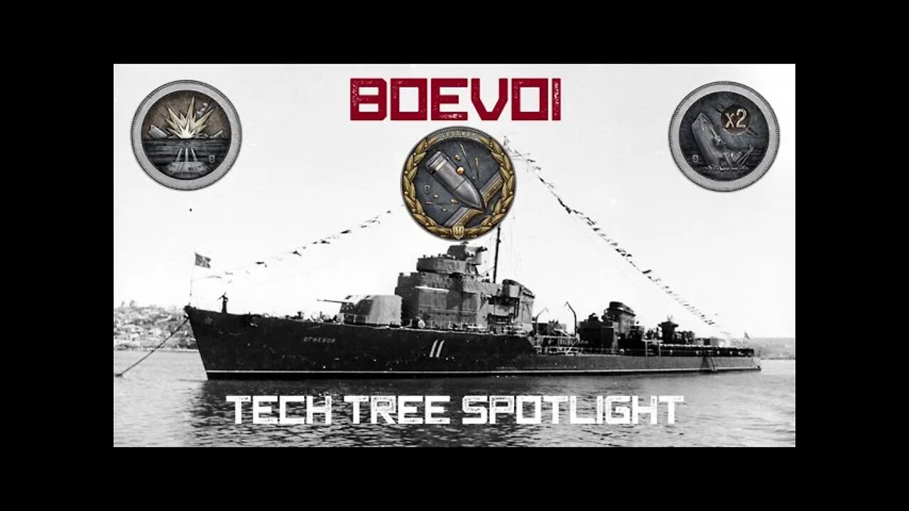 World of Warships Legends Tech Tree Spotlight: Boevoi (Early Access)