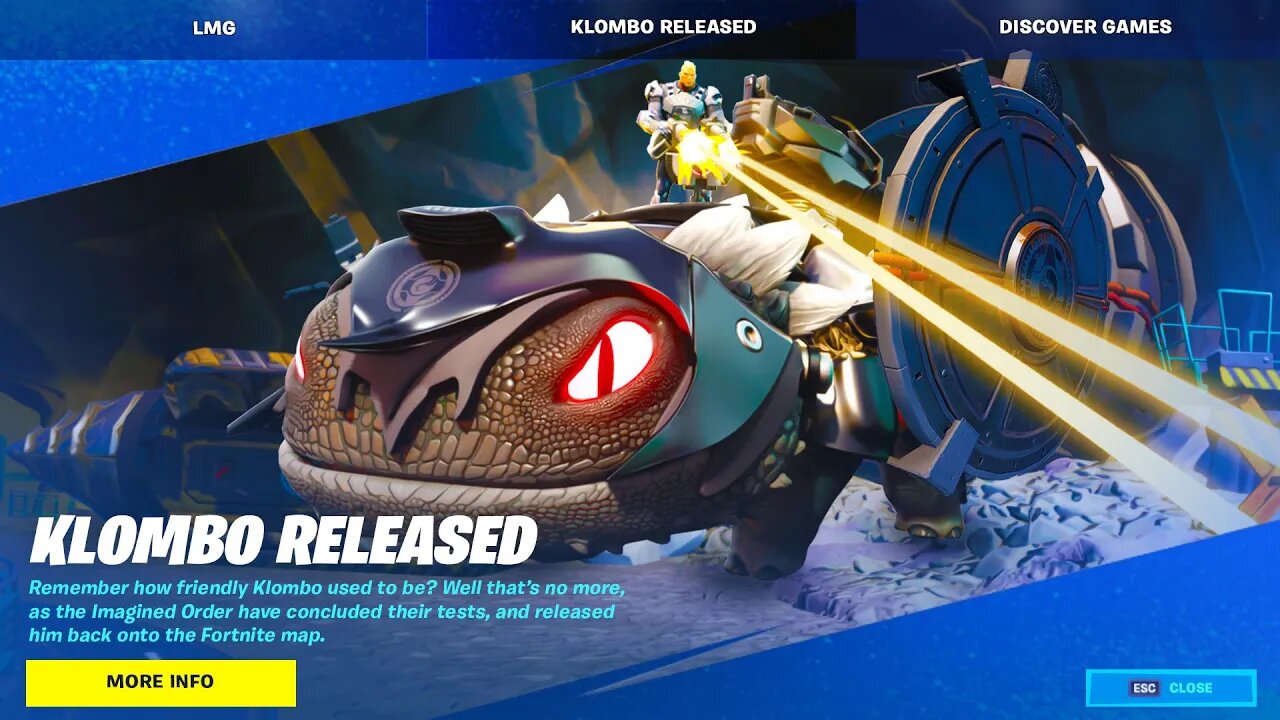 VAULT KLOMBO RELEASED in Fortnite Update!