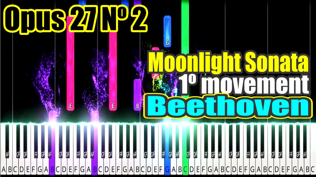 Opus 27 No 2 Moonlight Sonata 1st movement - Beethoven | PlayPiano