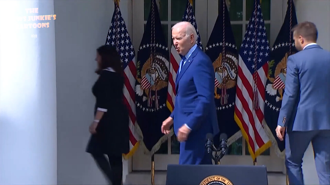 Biden thanks rail workers for working through the pandemic while he was hiding in his basement.
