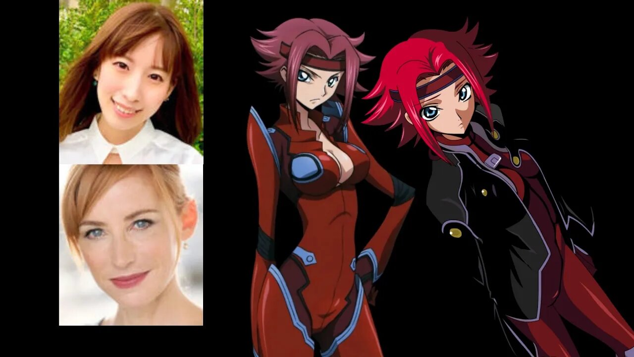 Anime Voice Comparison- Kallen Stadtfeld (Code Geass)