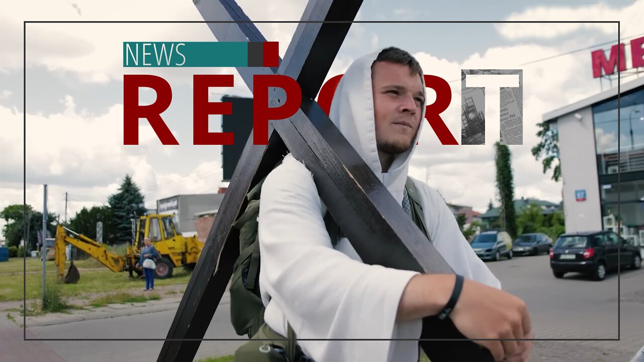 Catholic — News Report — Taking Up the Cross — Literally