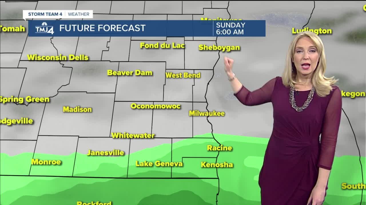 Cool Sunday with a chance for showers