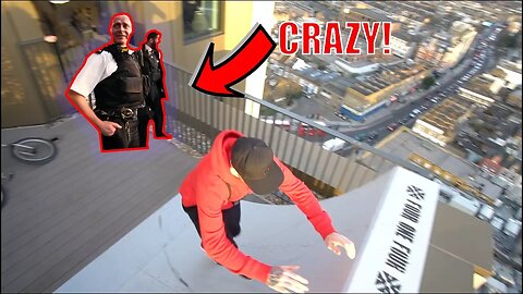 POLICE CAME TO PENTHOUSE! We built a ramp on his balcony..