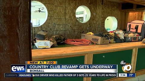 Bonsall country club revamp gets underway