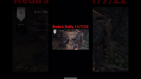 Reda’s Daily 11/7/22