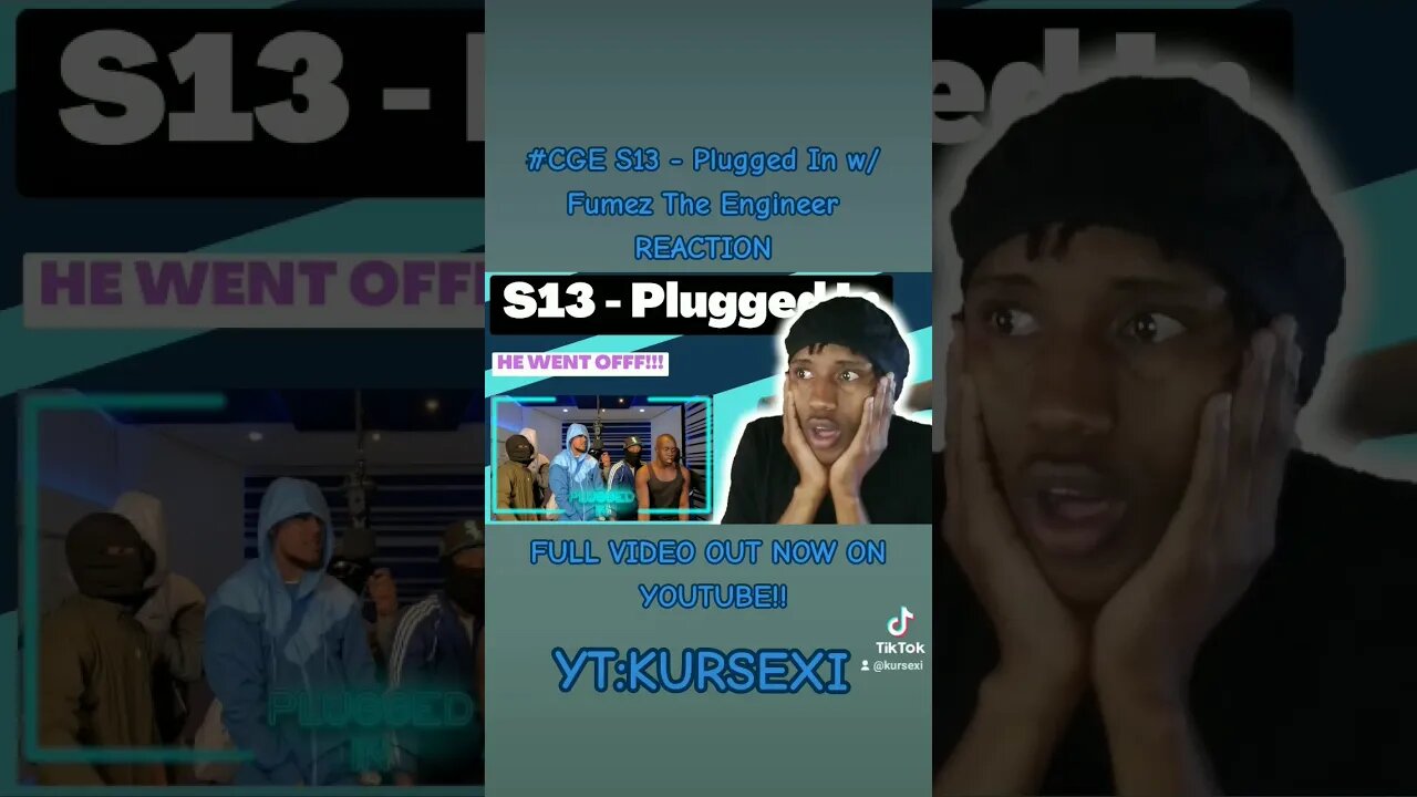 #CGE S13 - Plugged In w/ Fumez The Engineer REACTION OUT NOW #viral #rap #drill #malistrip #grm #ofb