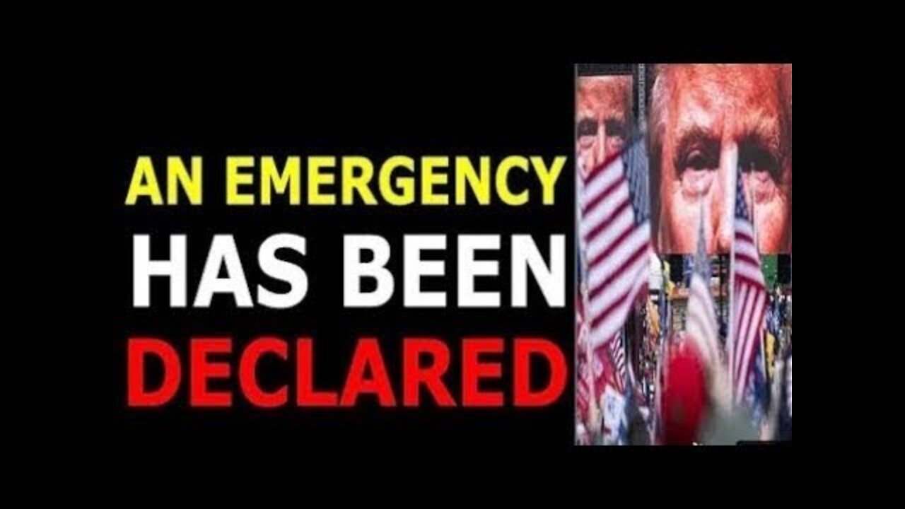 AN EMERGENCY HAS BEEN DECLARED BIG UPDATE