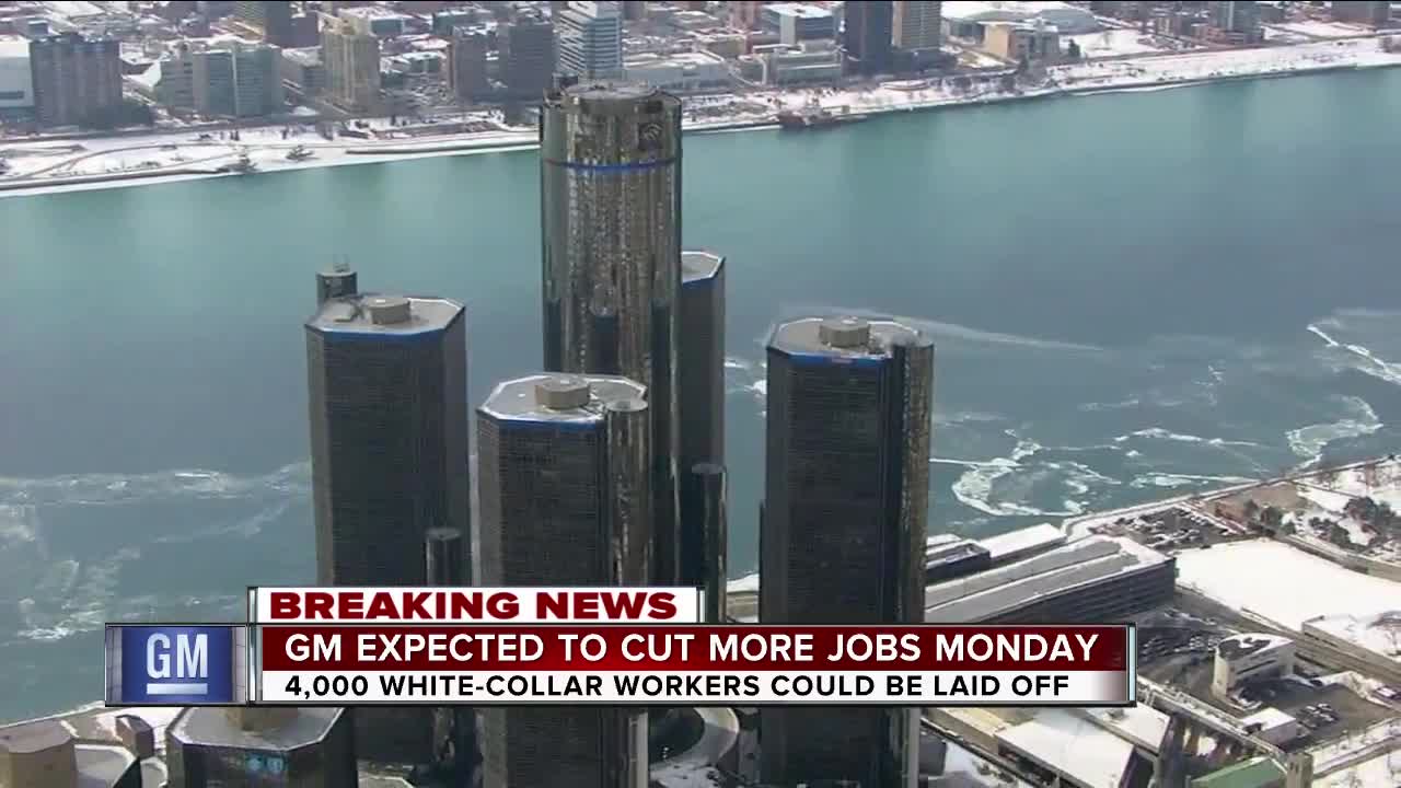 General Motors expected to cut more white-collar workers on Monday