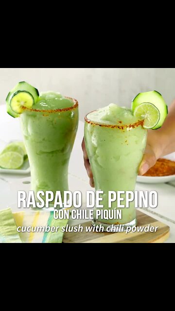 Cucumber Scraping with Piquín Chili