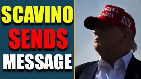 SCAVINO SENDS MESSAGE, WE SERVE AT THE PLEASURE OF THE PRESIDENT, DJT, COGCON - TRUMP NEWS