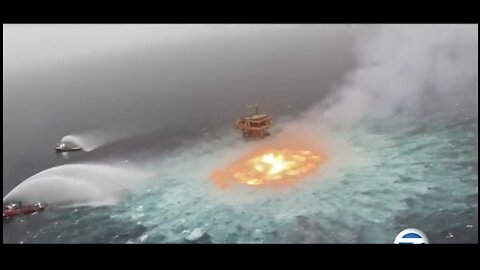 OMG Fire In Gulf Of Mexico