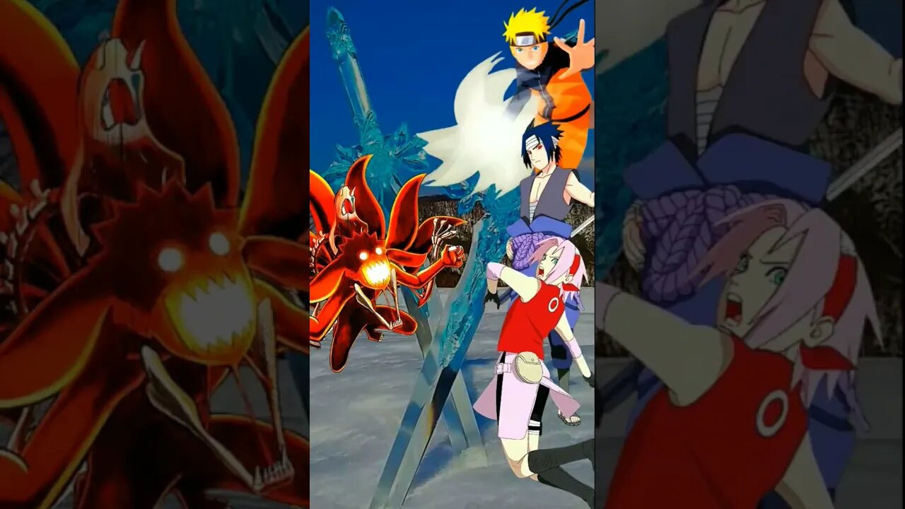 WHO IS STRONGEST?? Team 7 VS Kurama.#shorts
