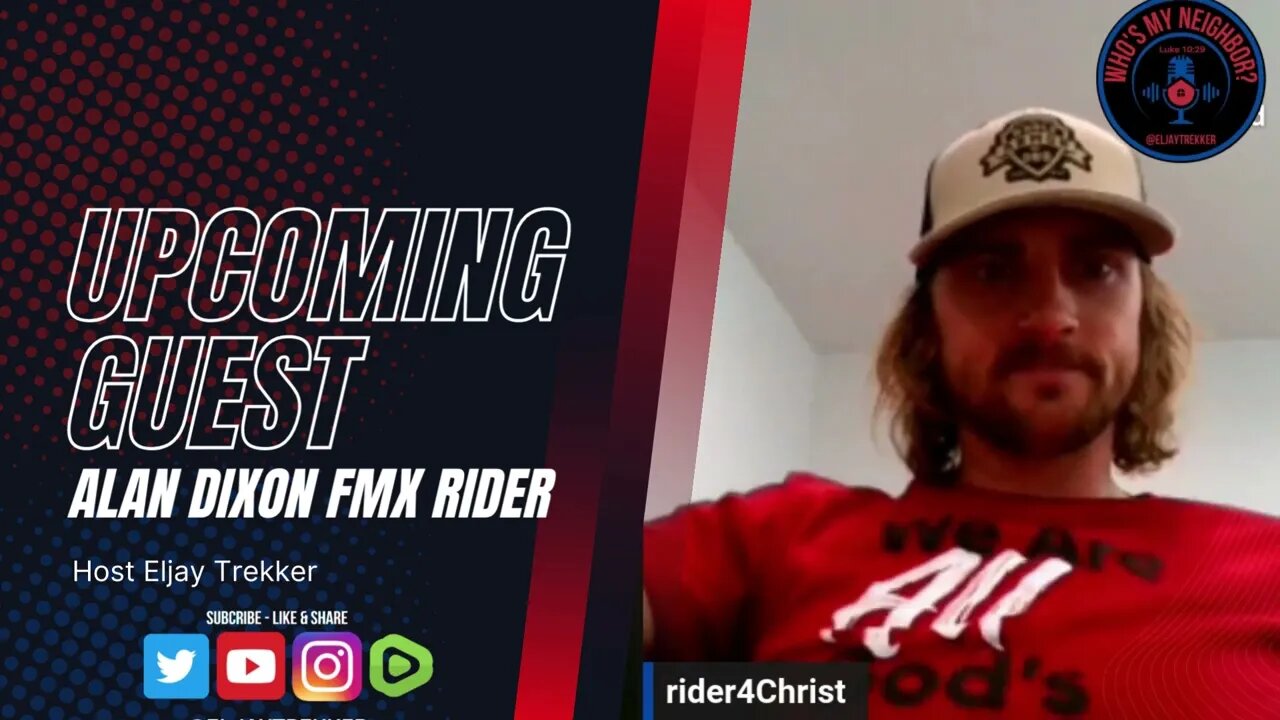 Upcoming Guest Alan Dixon aka Rider4christ