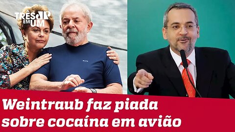 Ministro da Educação compara Lula e Dilma à cocaína encontrada no avião da FAB