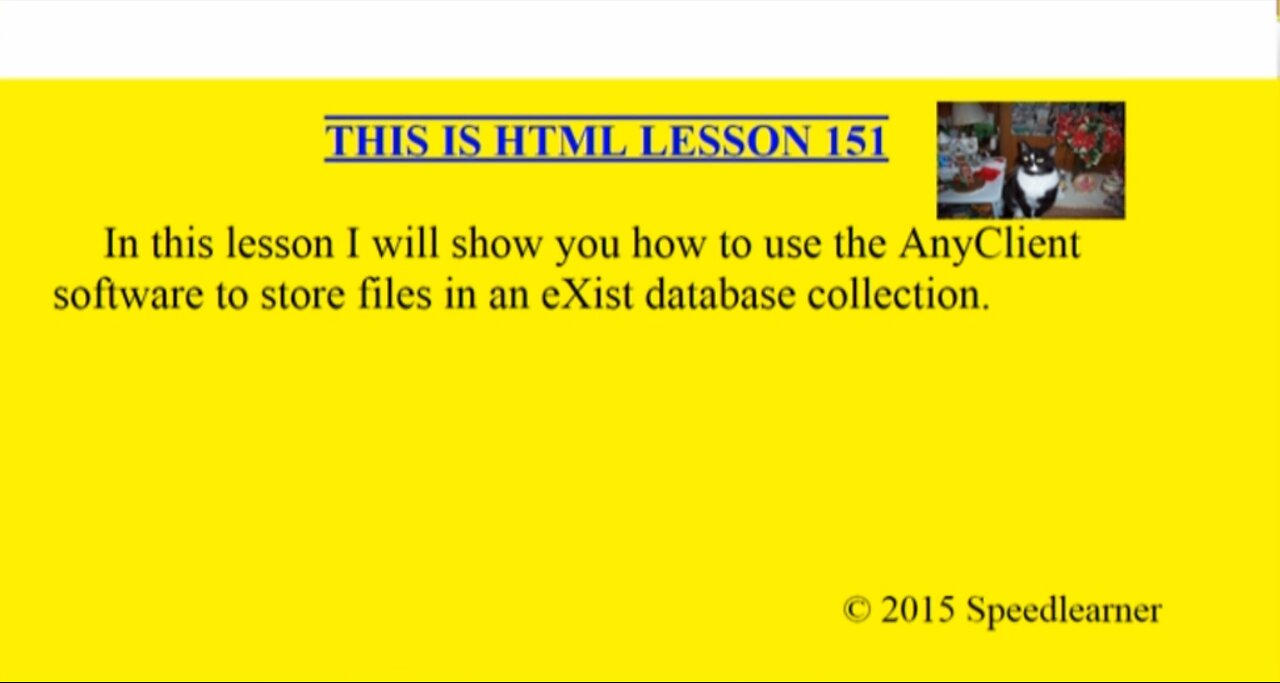 HTML Lesson 151